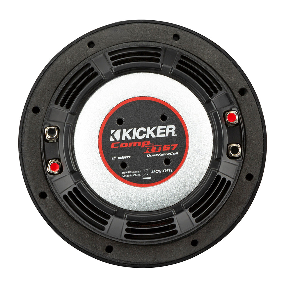 KICKER CompRT 675 Ultra Thin Subwoofer 2Ohm 48CWRT672