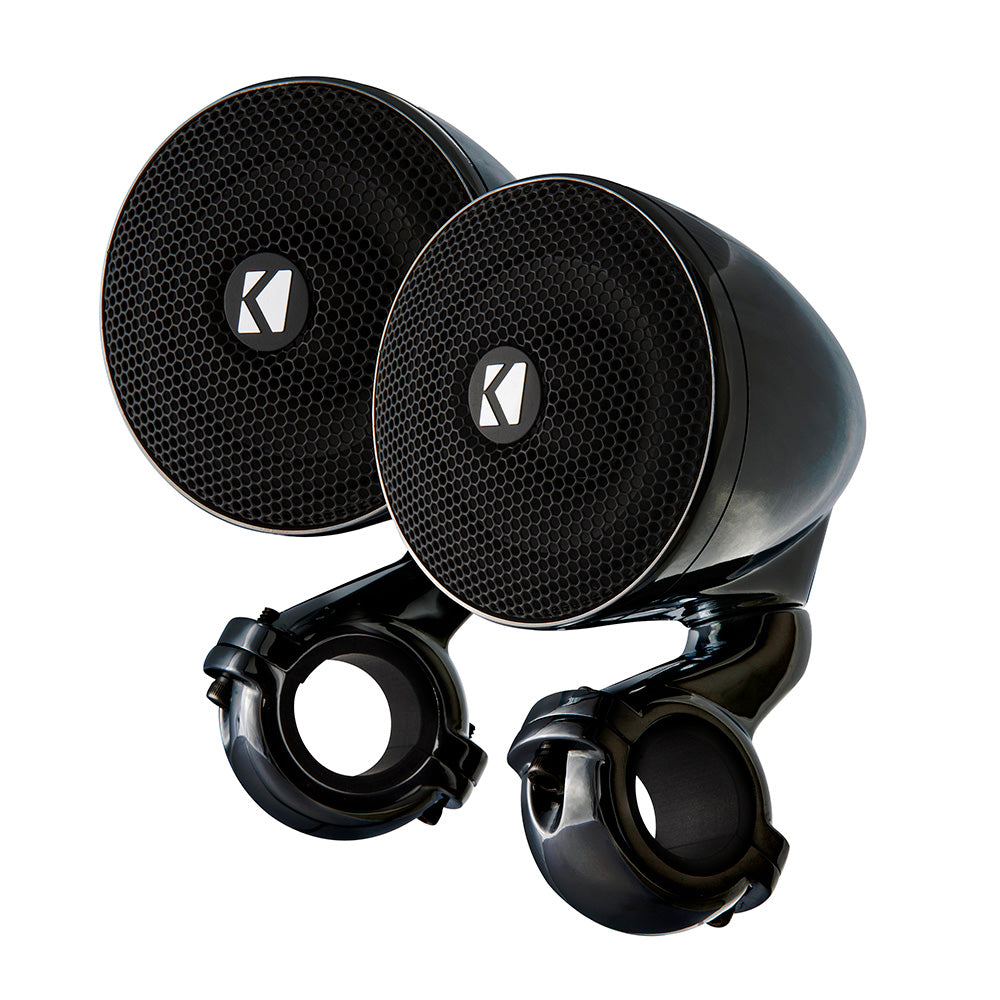 KICKER PSM 3 WeatherProof Mini Enclosed Speaker Pair 4Ohm Black 47PSMB34