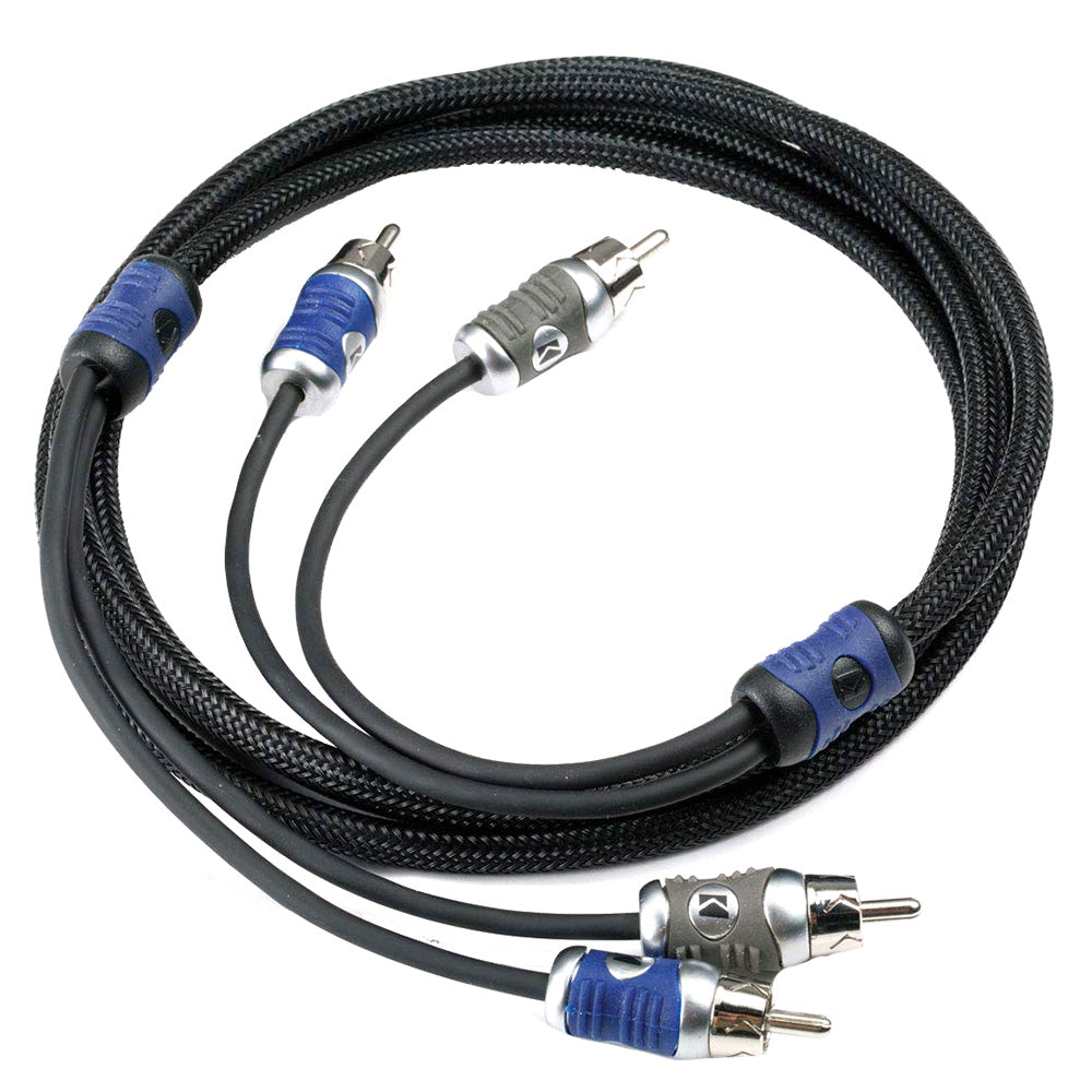 KICKER QSeries 2Channel RCA Interconnect 5M 46QI25