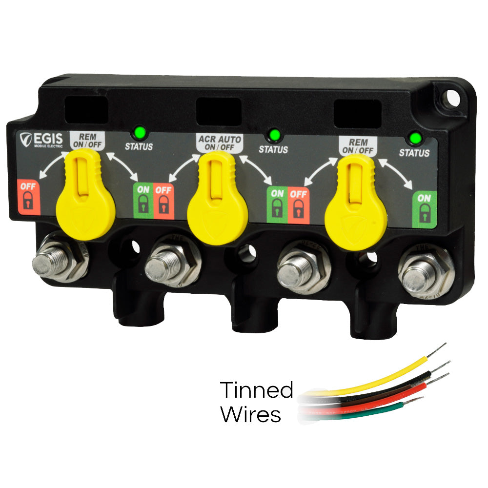 Egis XD Series Triple Flex 2 RelayACRRelay wKnobs Tinned Wires 87301535