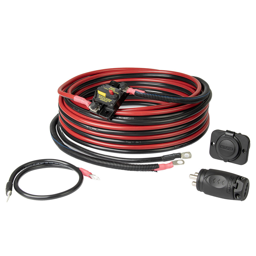 Marinco 24V Trolling Motor Wiring Kit w70A Plug Receptacle 24VWKS3