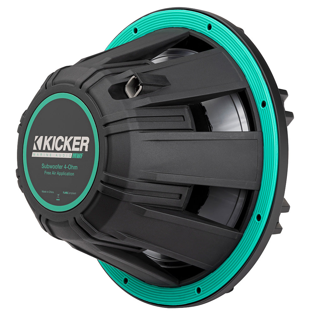 KICKER 10 Premium Marine Subwoofer fFreeAir Applications 4Ohm 51MWF104