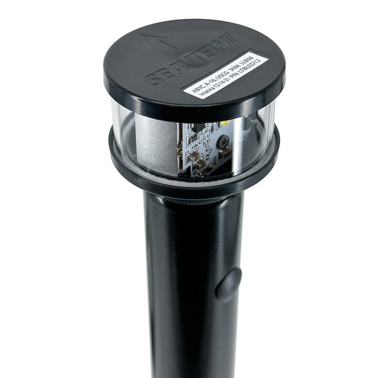 Seaview 12V C5 Certified Round 3nm LED Combo Masthead AllRound Light Black LTBLED12C5BLK