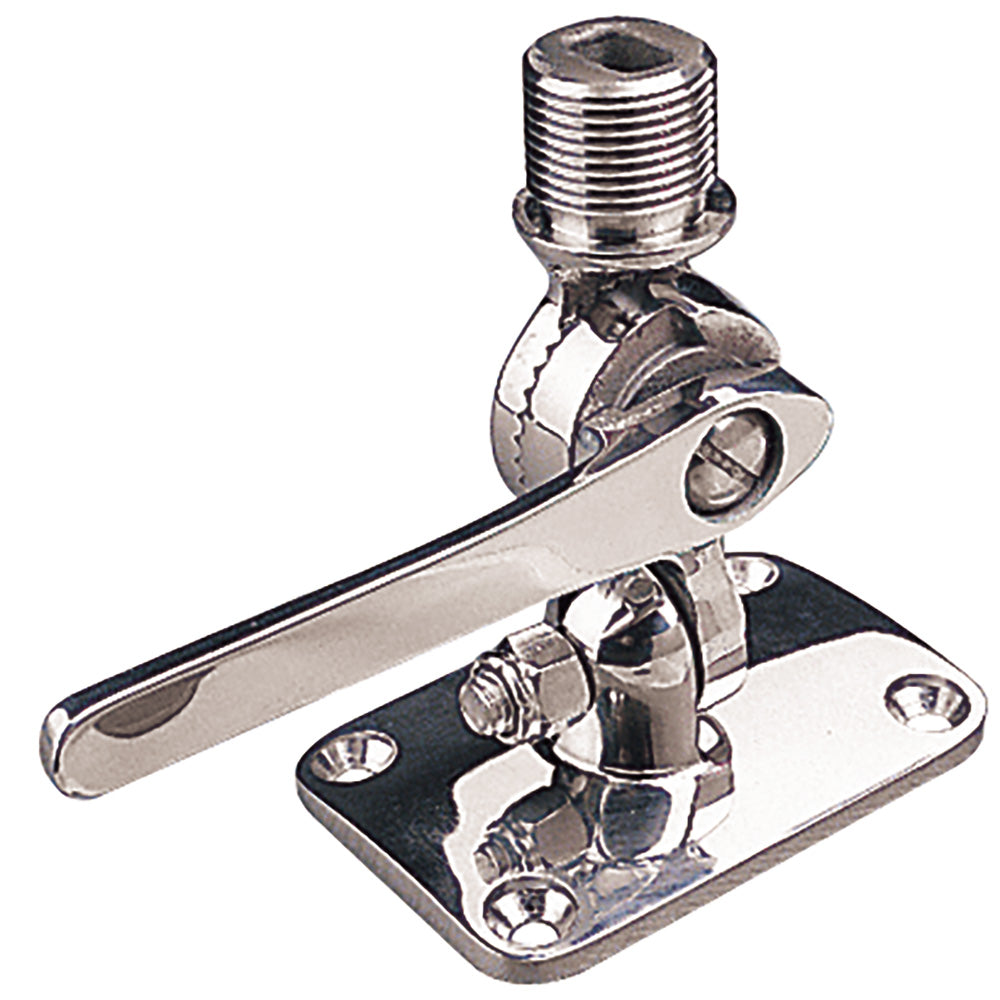 SeaDog Adjustable Antenna Base Deck Mount Investment Cast 316 Stainless Steel 3292301
