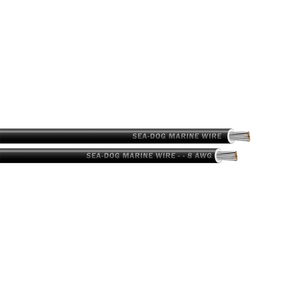 SeaDog 8 AWG Black Primary Wire 250 8008014