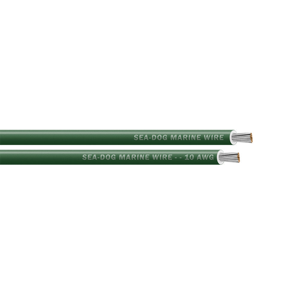 SeaDog 10 AWG Green Primary Wire 1000 8010049