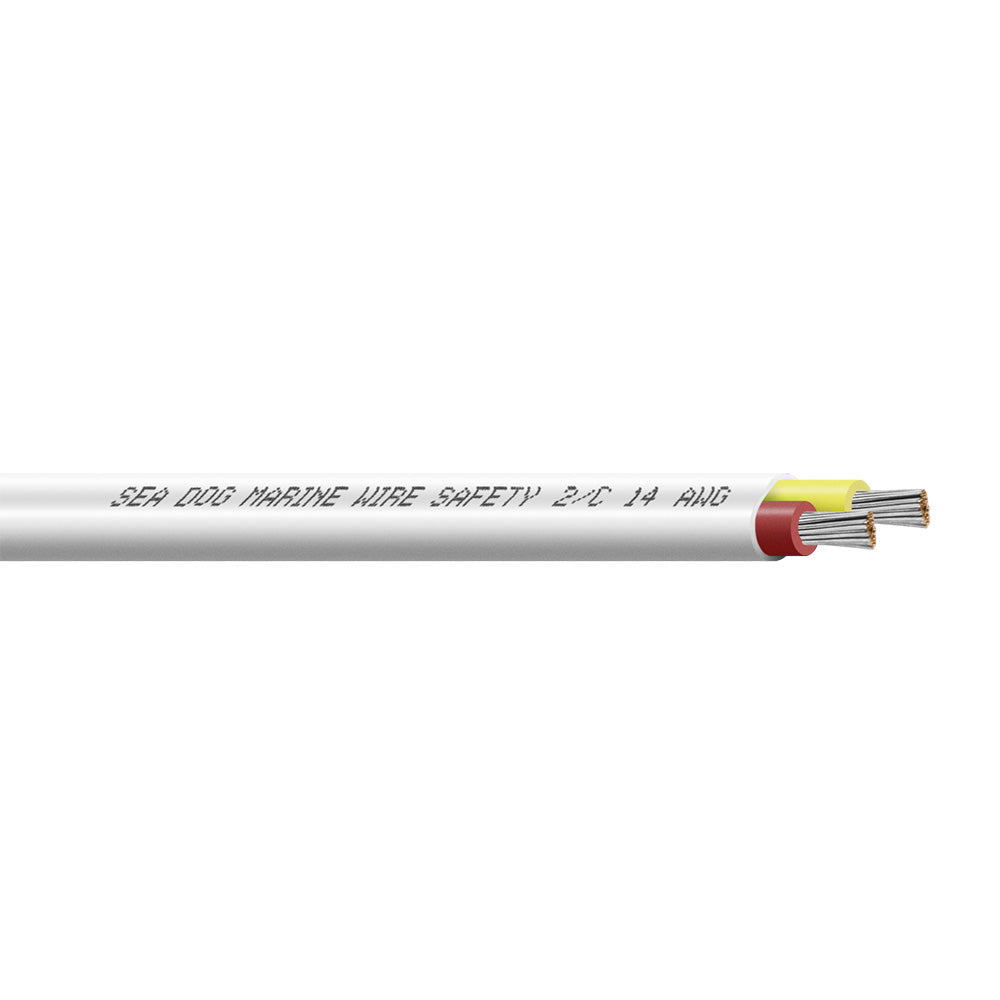 SeaDog 142 AWG Flat Duplex Safety Wire RedYellow 500 8014227