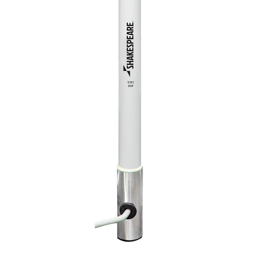 Shakespeare 5101 8 Classic VHF Antenna w15 RG58 Cable White 5101