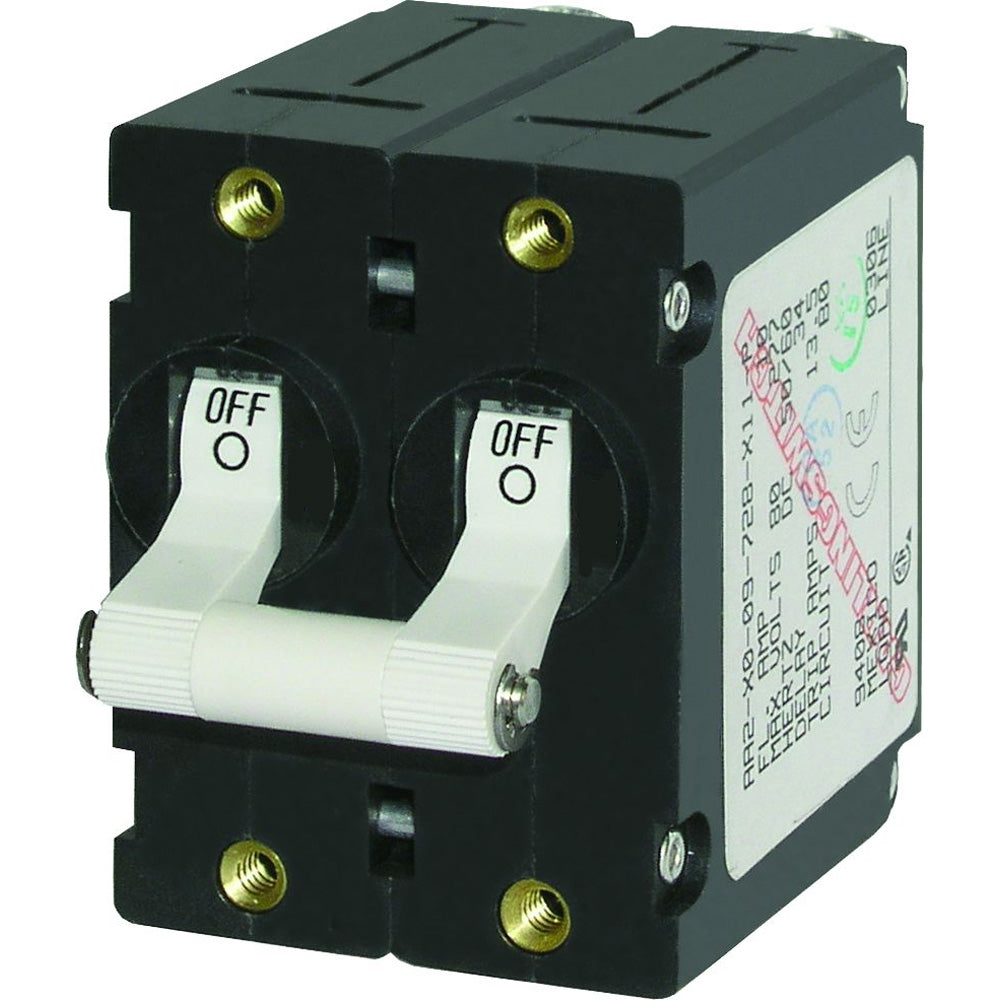 Blue Sea 7260 ASeries Double Pole Toggle 20AMP White 7260