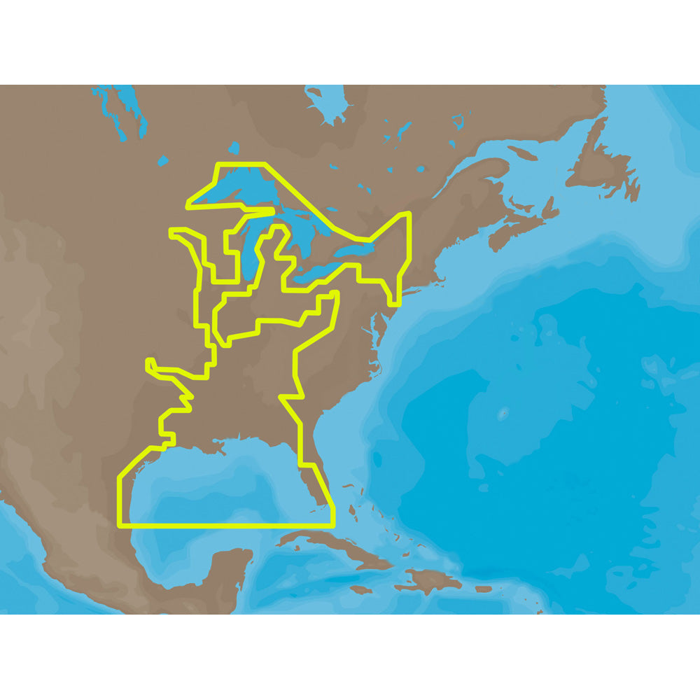 CMAP MAX NAM023 US Gulf Coast Inland Rivers SD Card NAM023SDCARD