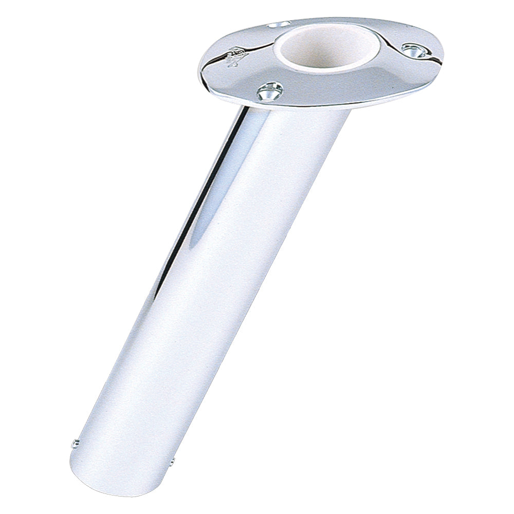 Lees 30 Degree Stainless Steel Flush Mount Rod Holder 2 OD RH525SS