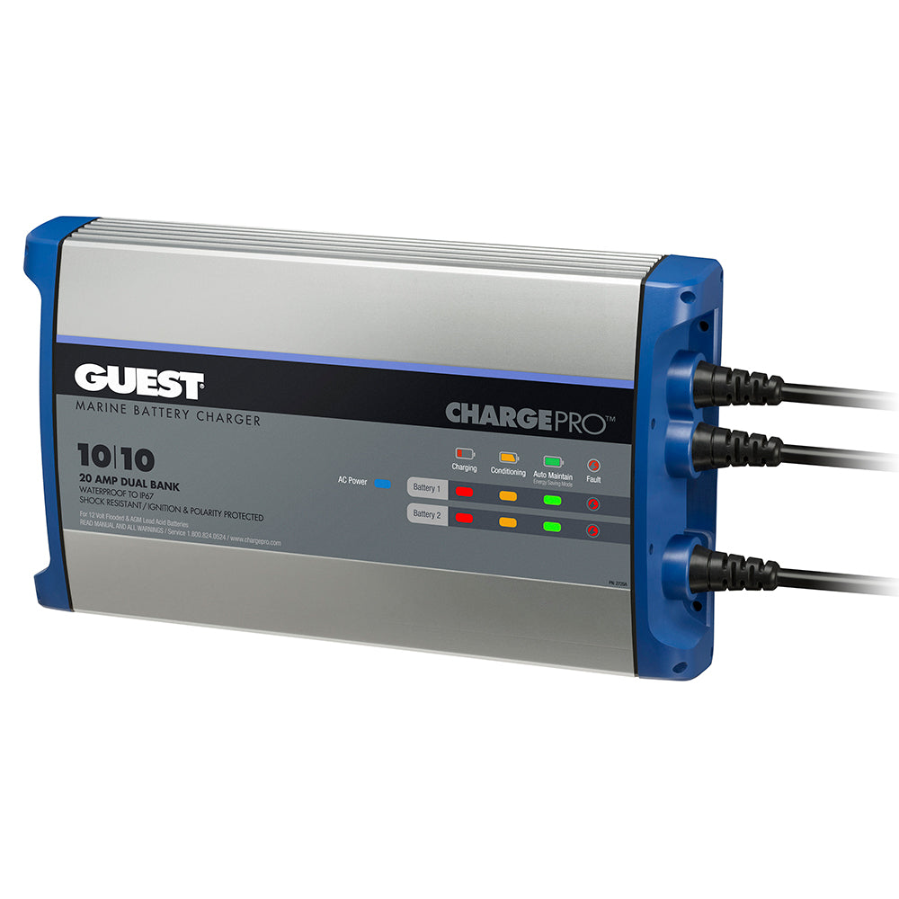 Guest OnBoard Battery Charger 20A 12V 2 Bank 120V Input 2720A