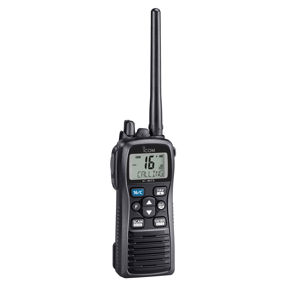 Icom M73 Submersible Handheld VHF Marine Radio 6W M73 61