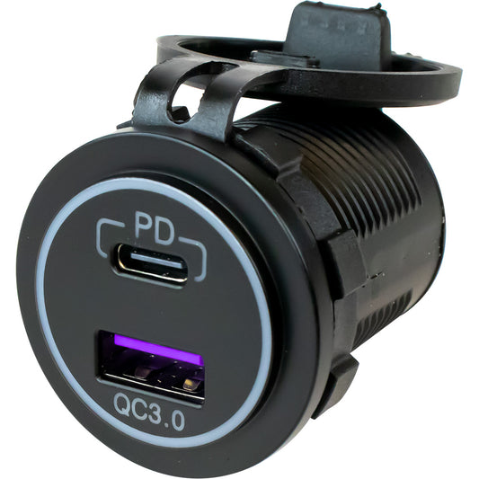 SeaDog USB 30  USBC Power Socket wOut Light 4265101