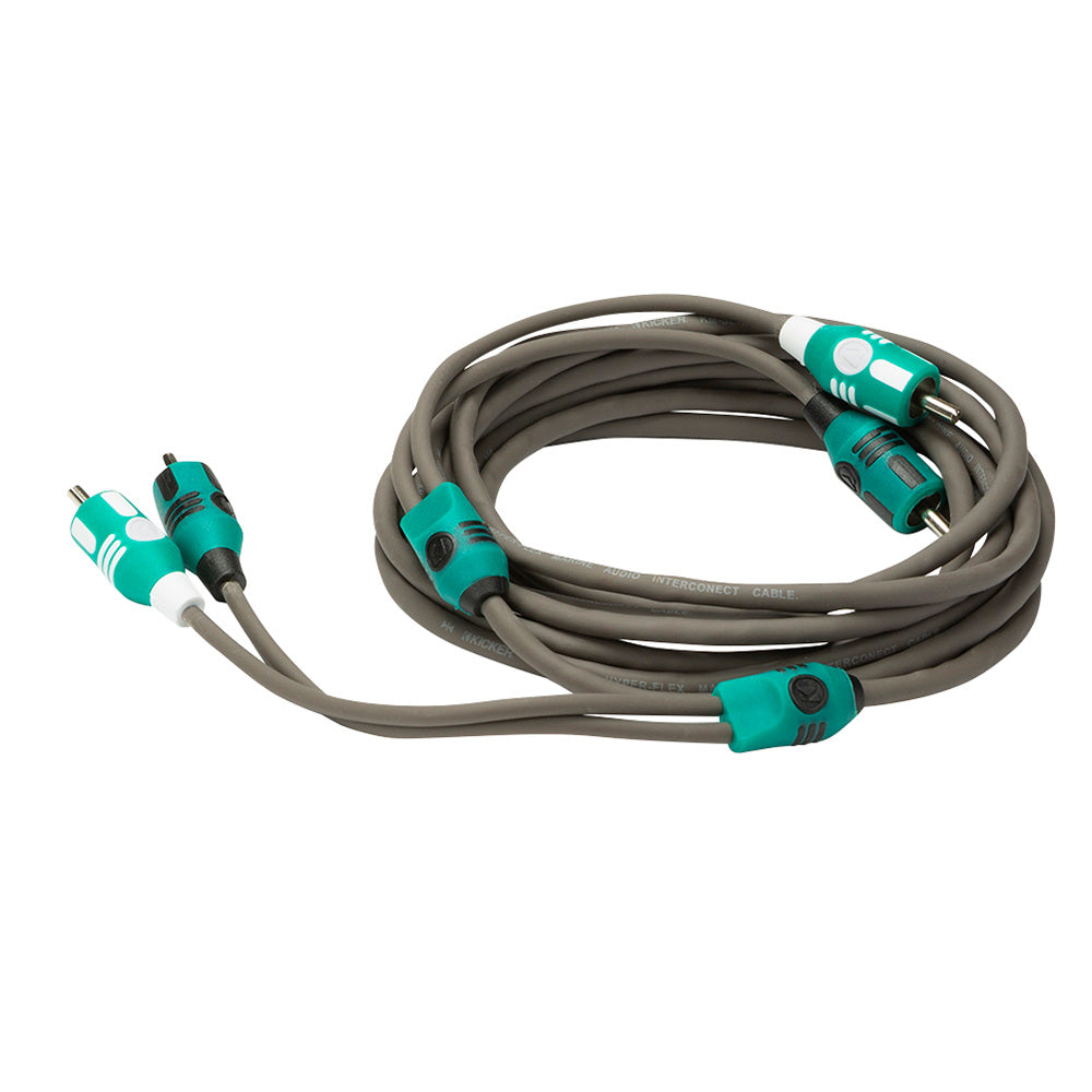 KICKER KMI3 Marine Series 2Channel RCA Interconnect  3M 47KMI3