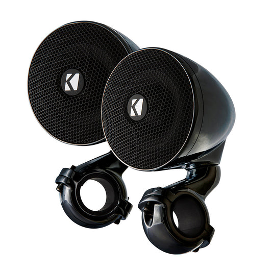 KICKER PSM 3 WeatherProof Mini Enclosed Speaker Pair  2Ohm Black 47PSMB32