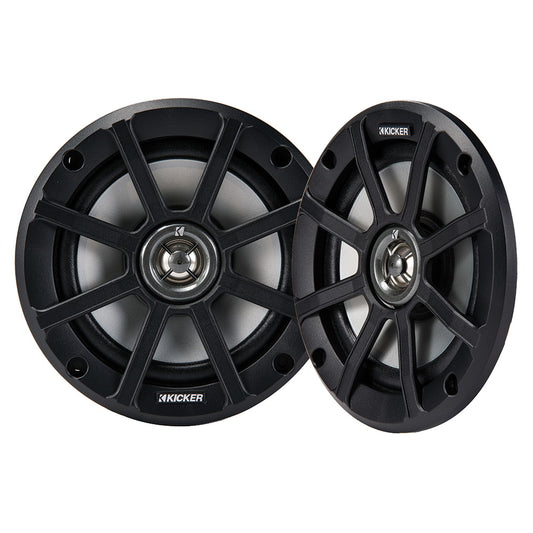 KICKER PSC65 65 Powersports WeatherProof Coaxial Speakers  4Ohm Black 51PSC654