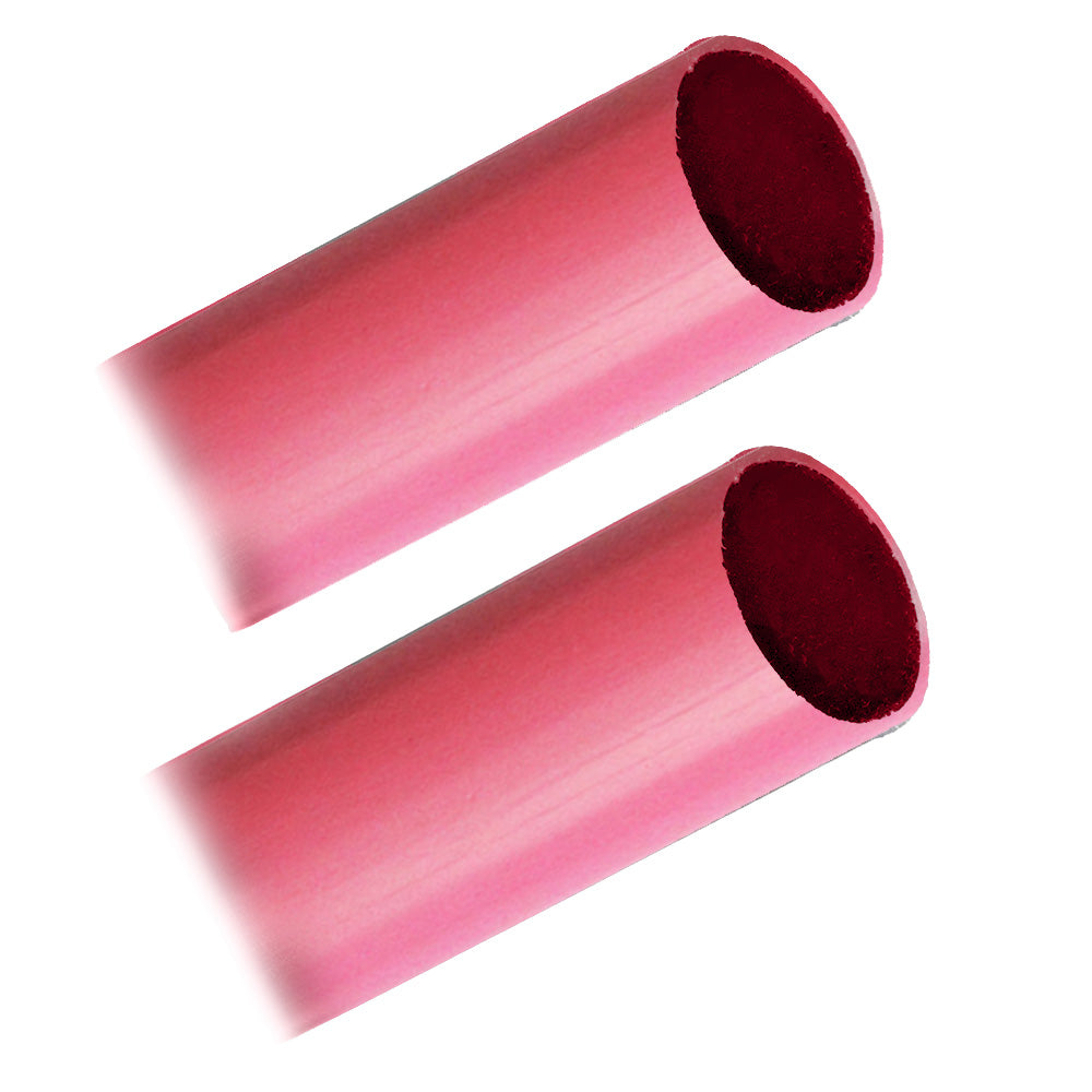 Pacer Battery Cable Heavy Wall Heat Shrink Tubing  1 x 12  Red 2Pieces BHW112RD2