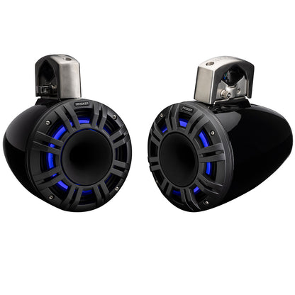 KICKER KMTCXL8 8 LED Horn Loaded Compression Driver Tower System  Black 51KMTCXL8