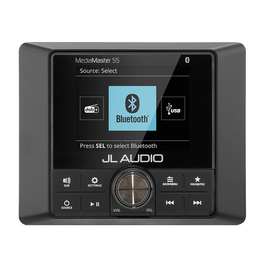 JL Audio MM55 Premium Compact Marine Source Unit wFullColor LCD 0100336500
