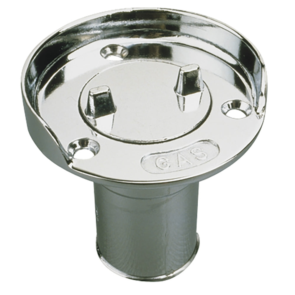SeaDog Hose Deck Fill wSplash Guard  Die Cast Zinc Chrome Plated 3517501