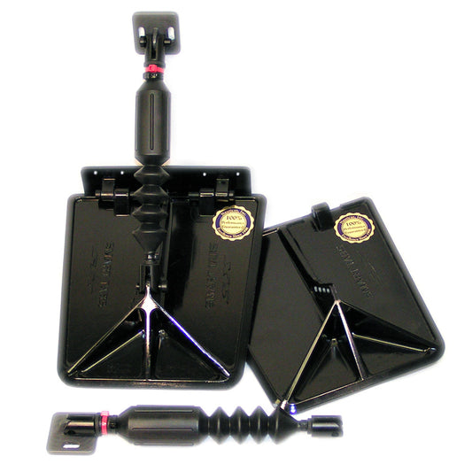 Lectrotab Smart Tab SX Composite Trim Tabs 95 x 10 f1518 Boat w60  135HP  Black SX951060