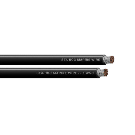 SeaDog 1 AWG Black Battery Cable  300 8001015