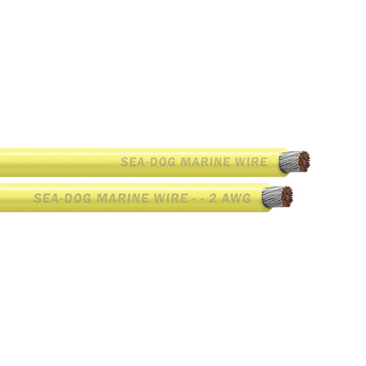 SeaDog 2 AWG Yellow Battery Cable  250 8002034