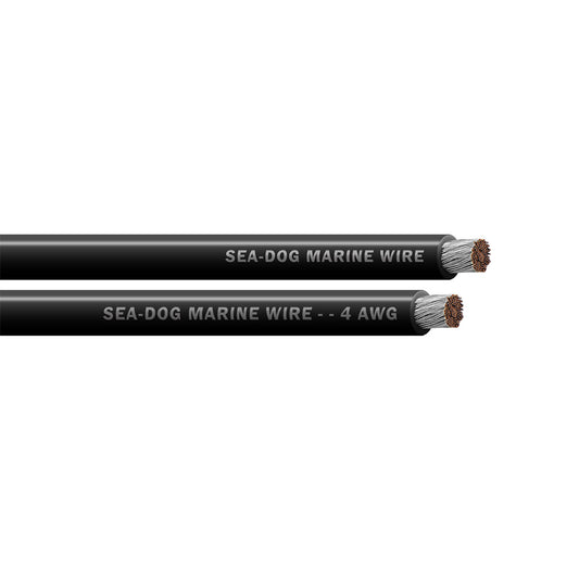 SeaDog 4 AWG Black Battery Cable  100 8004012