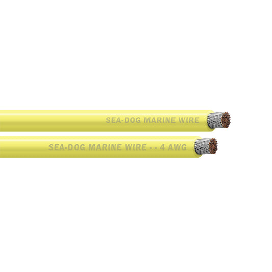 SeaDog 4 AWG Yellow Battery Cable  100 8004032