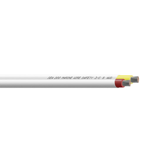 SeaDog 62 AWG Flat Duplex Safety Wire RedYellow  50 8006221