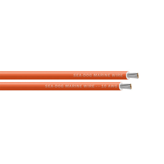 SeaDog 10 AWG Orange Primary Wire  1000 8010089