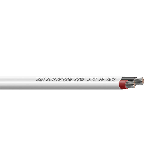 SeaDog 102 AWG Flat Duplex Wire  RedBlack  400 8010206