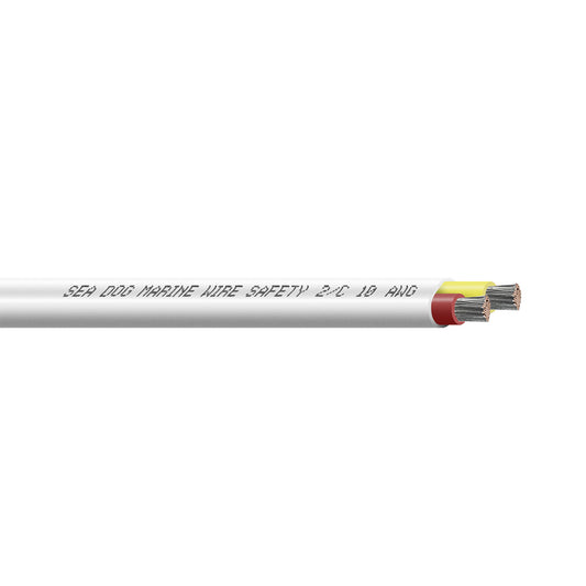 SeaDog 102 AWG Duplex Safety Wire  RedYellow  250 8010224