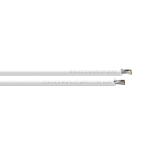SeaDog 12 AWG White Primary Wire  400 8012056