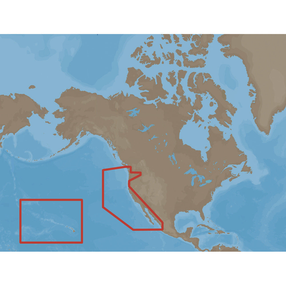 CMAP MAX NAM024  US West Coast  Hawaii  SD Card NAM024SDCARD