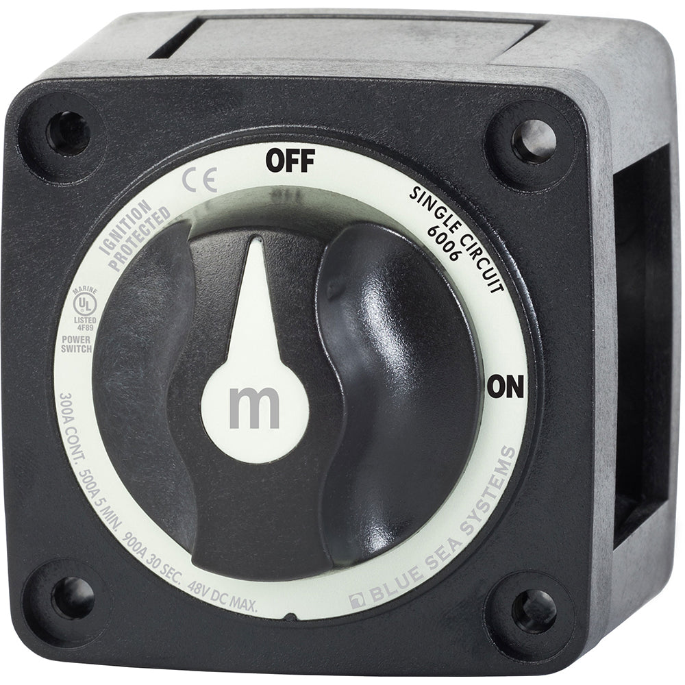 Blue Sea 6006200 Battery Switch Mini ONOFF  Black 6006200