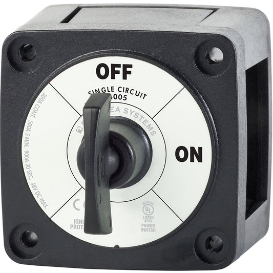 Blue Sea 6005200 Battery Switch Single Circuit ONOFF  Black 6005200