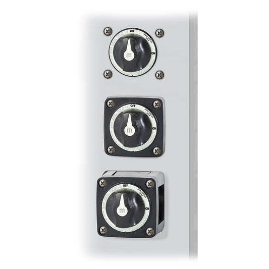 Blue Sea 6010200 Battery Switch Dual Circuit  Black 6010200