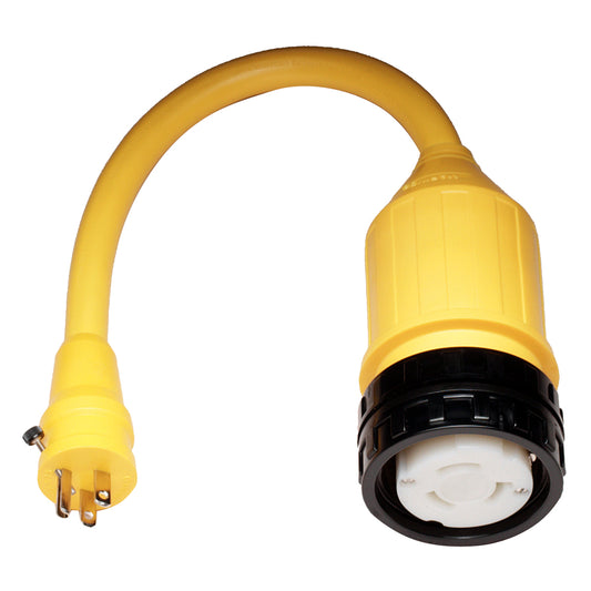 Marinco 115A Pigtail Adapter  50A Female to 15A Male 115A