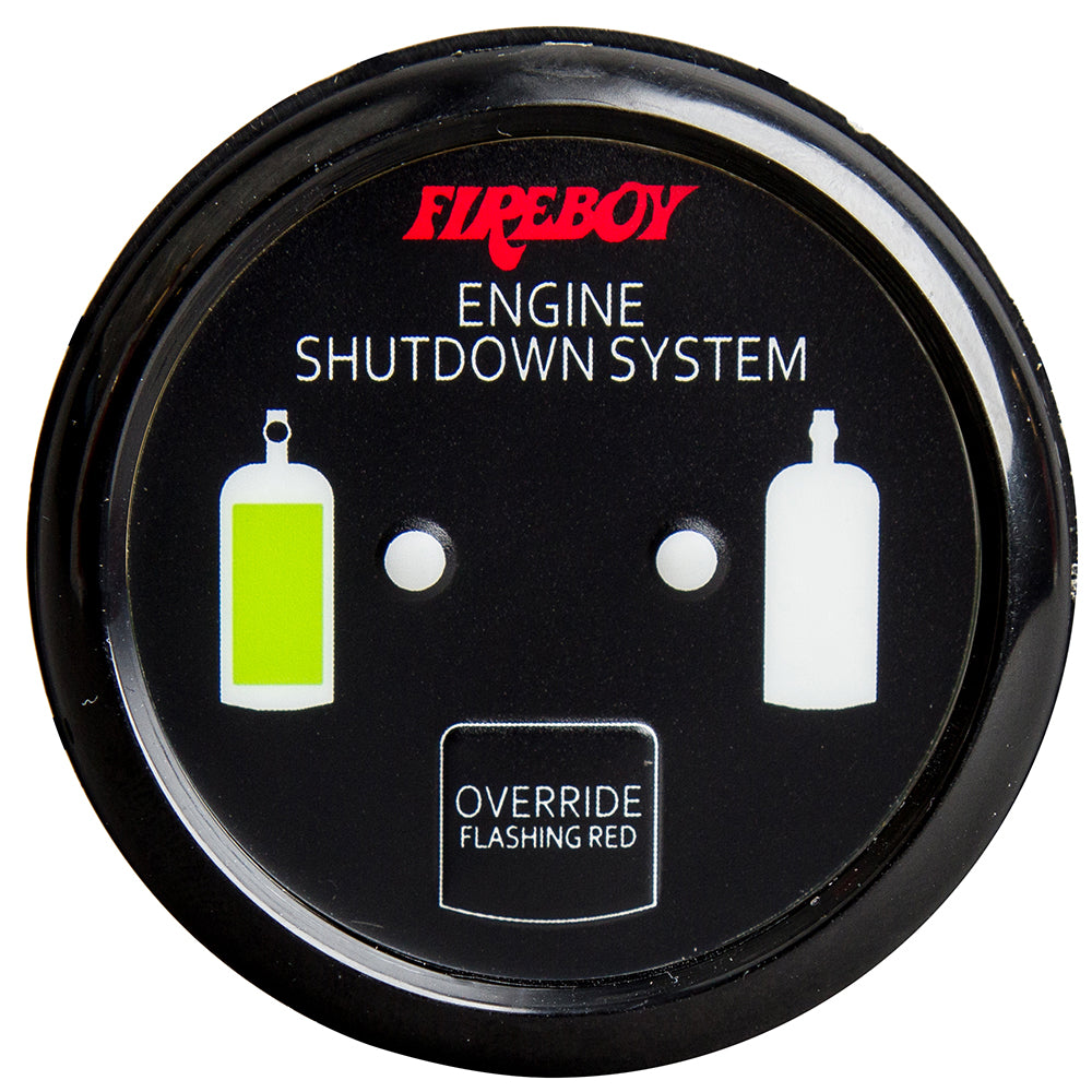 FireboyXintex Deluxe Helm Display wGauge Body LED  Color Graphics fEngine Shutdown System  Black Bezel Display DURBH20R