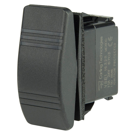 BEP SPDT Contura Switch  2LEDs  ONOFFON 1001804