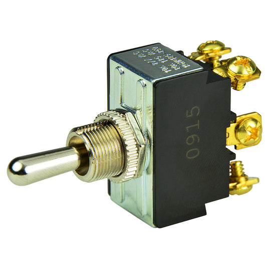 BEP DPDT Chrome Plated Toggle Switch  ONOFFON 1002012