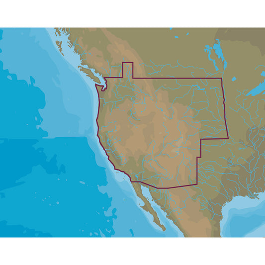 CMAP 4D Lakes NAD071 West US Lakes MNAD071MS