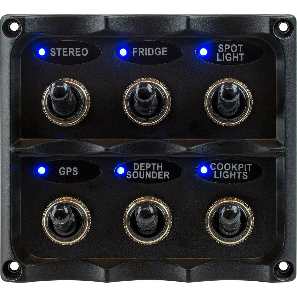 SeaDog Water Resistant Toggle Switch Panel 4246361