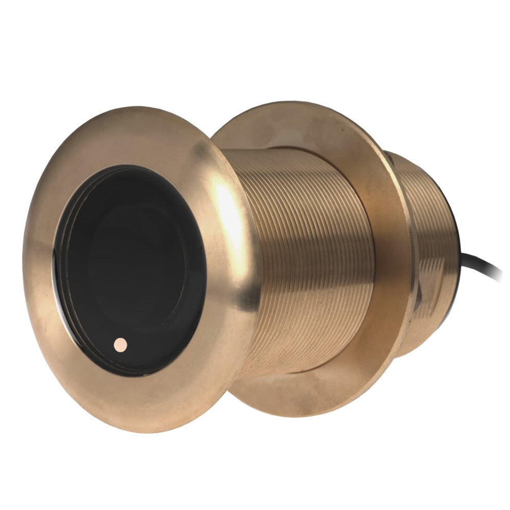Raymarine B75M 600W Medium Frequency CHIRP Transducer 20 Tilt Single Operation Cable f1 Transducer Install A80036