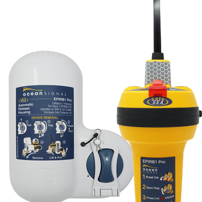 Ocean Signal SafeSea EPIRB1 Pro  FloatFree Category 1 EPIRB 702S03401