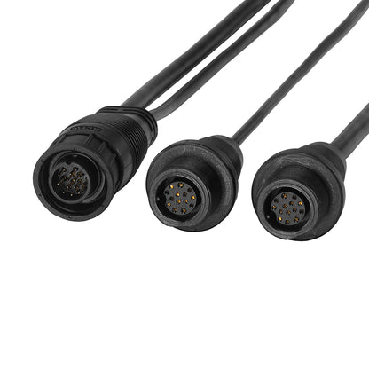 Humminbird 14 M SILR Y  SOLIXAPEX Side Imaging LeftRight Splitter Cable 7201121