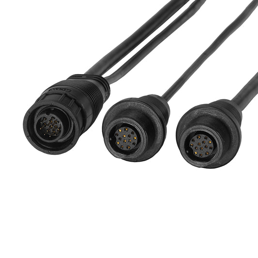 Humminbird 14 M SILR Y  SOLIXAPEX Side Imaging LeftRight Splitter Cable 7201121