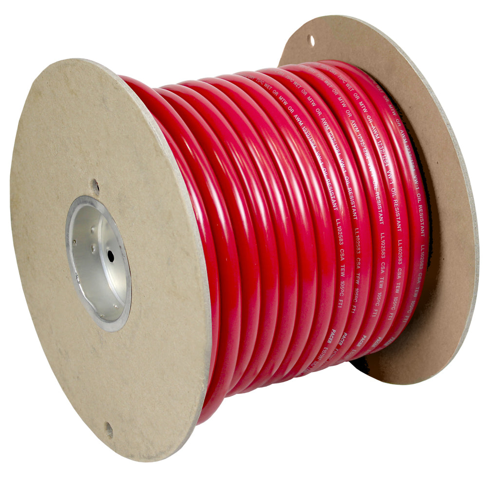 Pacer Red 40 AWG Battery Cable  100 WUL40RD100